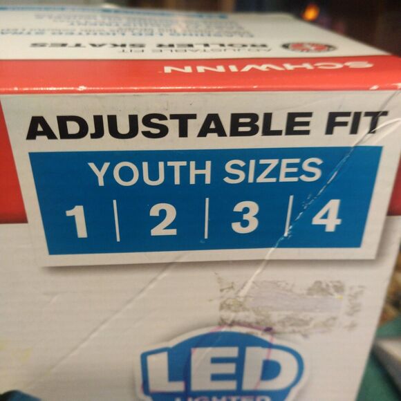 Roller Skates Schwinn Adjustable Fits Sizes 1-2-3-4Challenge Series Flash 2 Grey - Picture 10 of 12